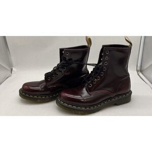 Dr. Martens women's 8-Eye Lace-Up Boots in Cherry/Burgundy size 6